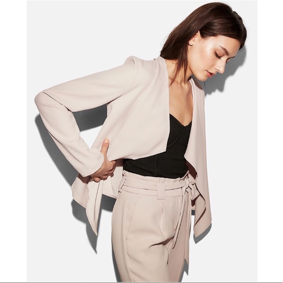 Express Drape Open Front Jacket - Picture 7 of 8